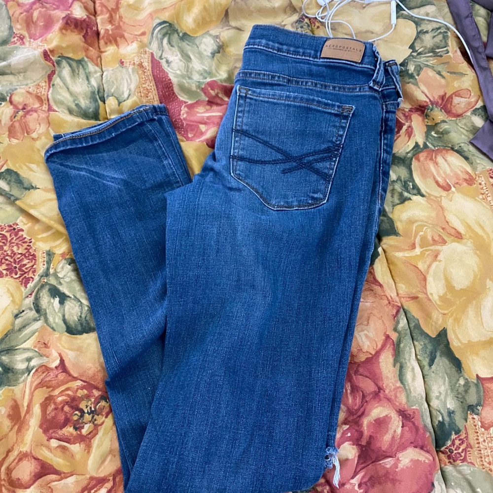 Skinny Blue Jeans